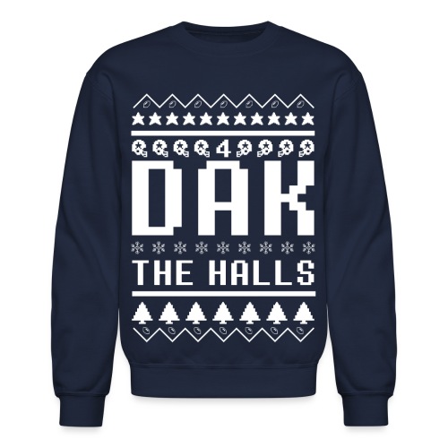 Dak The Halls Ugly Christmas Sweater - Unisex Crewneck Sweatshirt