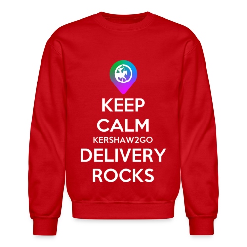 Keep Calm KC2Go Delivery Rocks - Unisex Crewneck Sweatshirt