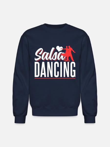 Salsa Dancing Latin Dance Dancer - Unisex Crewneck Sweatshirt - navy