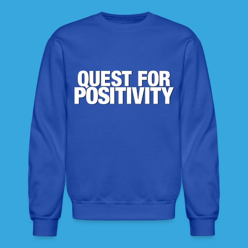 Quest for Positivity Q4P - Unisex Crewneck Sweatshirt