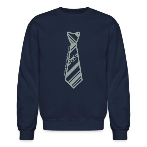silver-tie-tshirt-01 - Unisex Crewneck Sweatshirt