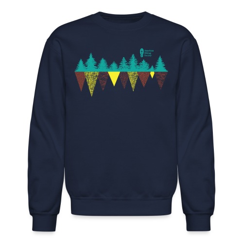 Treeline Geometry - Unisex Crewneck Sweatshirt