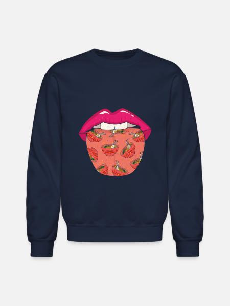 Ramen Cool - Unisex Crewneck Sweatshirt - navy