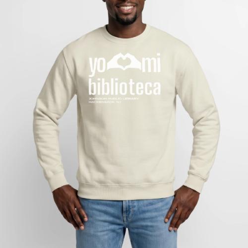 Yo Amo Mi Biblioteca (White) - Unisex Crewneck Sweatshirt