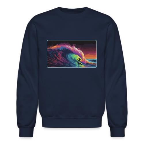 Rainbow Lava Ride - Unisex Crewneck Sweatshirt