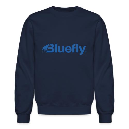 Bluefly Logotype - Blue - Unisex Crewneck Sweatshirt