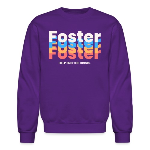Foster | Stacked - Unisex Crewneck Sweatshirt