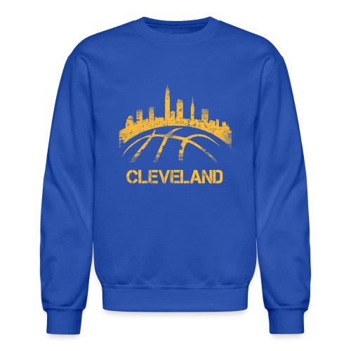 Cleveland Basketball Skyline - Unisex Crewneck Sweatshirt