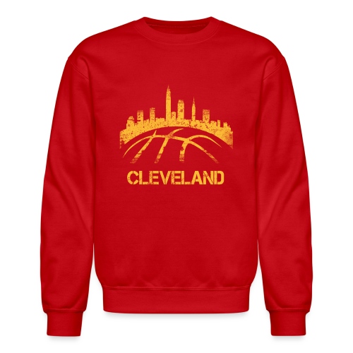 Cleveland Basketball Skyline - Unisex Crewneck Sweatshirt