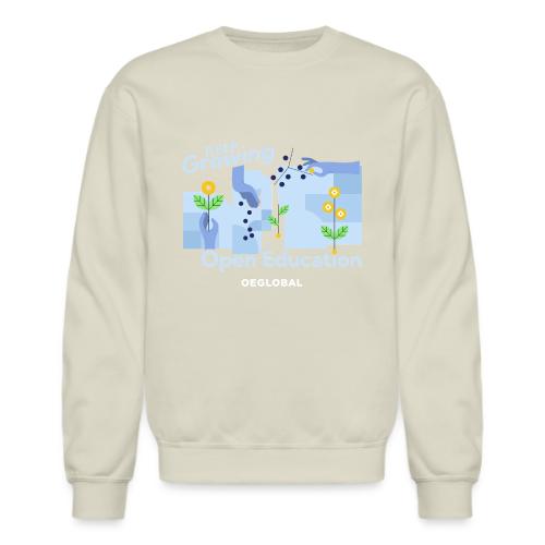Keep Growing Open Education (dark) - Unisex Crewneck Sweatshirt