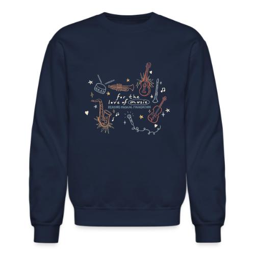 RMF Instrument Doodle Design - Unisex Crewneck Sweatshirt