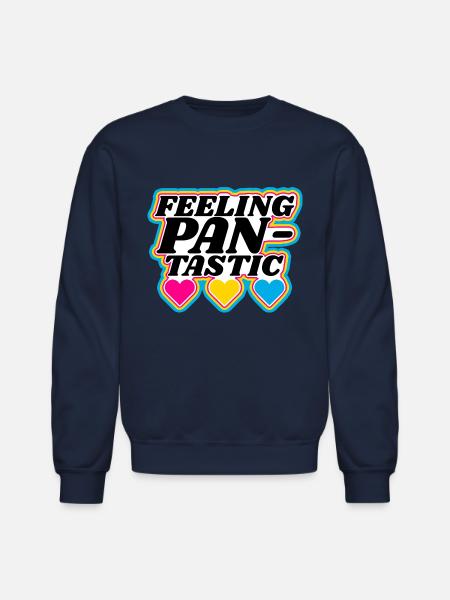 Feeling Pan Tastic - Unisex Crewneck Sweatshirt - navy