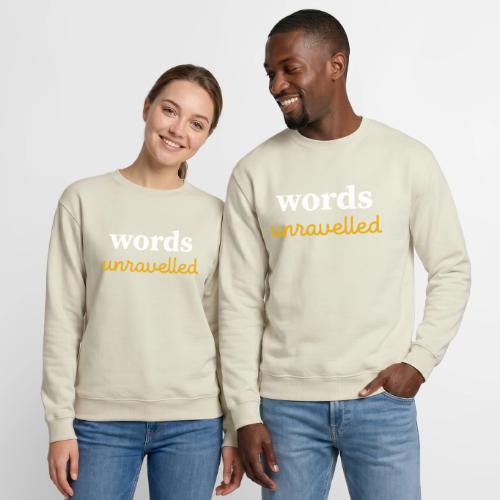Words Unravelled Logo - Unisex Crewneck Sweatshirt