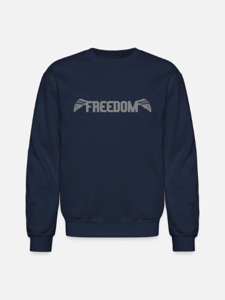 Freedom-Mono - Unisex Crewneck Sweatshirt - navy