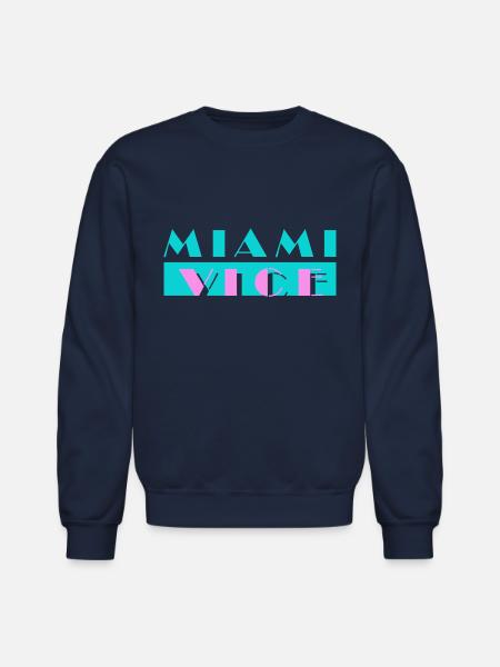 Miami Vice - Unisex Crewneck Sweatshirt - navy