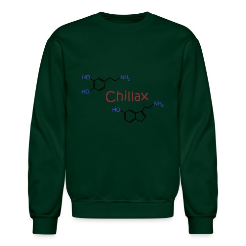 Chillax - happy chemicals (serotonin and dopamine) - Unisex Crewneck Sweatshirt