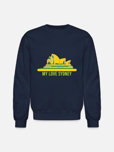 MY LOVE SYDNEY - Unisex Crewneck Sweatshirt - navy