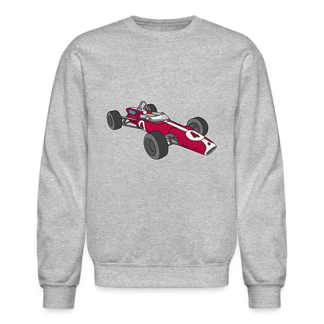Red racing car, racecar, sportscar