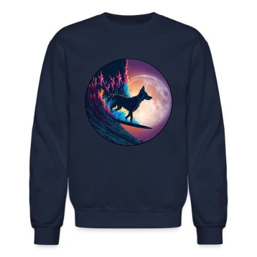 Black Dog Dropping In - Unisex Crewneck Sweatshirt
