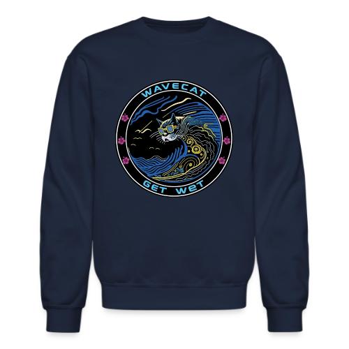 Wavecat Get Wet - Unisex Crewneck Sweatshirt