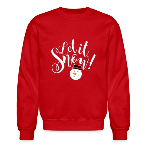 Let It Snow - Holiday Design - Unisex Crewneck Sweatshirt