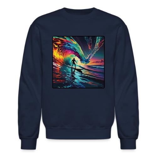 Avalon Rides A Flying Wave - Unisex Crewneck Sweatshirt