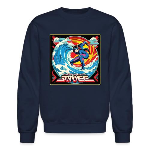 Anime Wavecat Surfer - Unisex Crewneck Sweatshirt