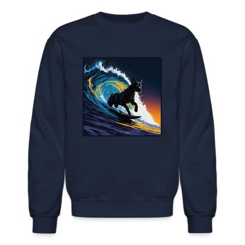 Black Dog Dawn Patrol - Unisex Crewneck Sweatshirt