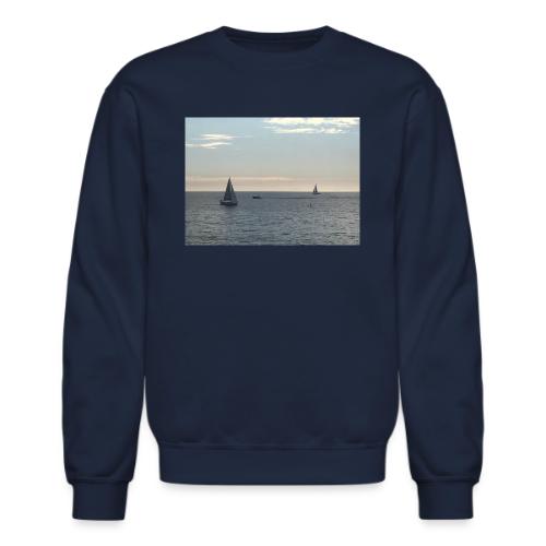 Sailboats on the Peaceful Sea - Unisex Crewneck Sweatshirt