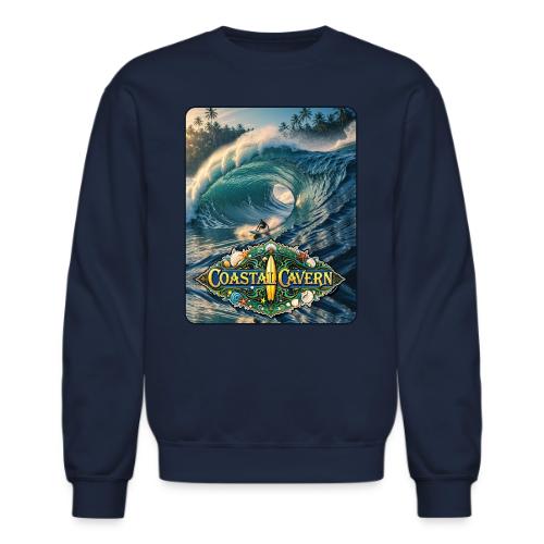 Coastal Cavern Wave - Unisex Crewneck Sweatshirt