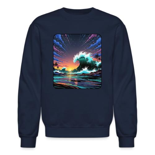 Infinite Wave Field - Unisex Crewneck Sweatshirt