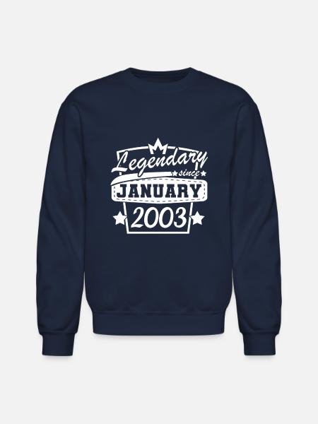 January 2003 - Unisex Crewneck Sweatshirt - navy