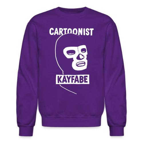 Cartoonist Kayfabe Wrestling Mask - Unisex Crewneck Sweatshirt