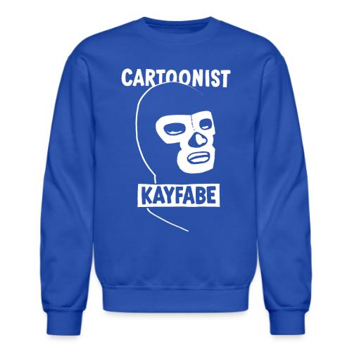 Cartoonist Kayfabe Wrestling Mask - Unisex Crewneck Sweatshirt