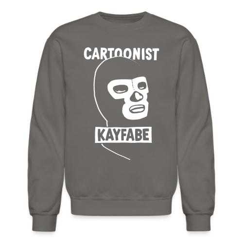 Cartoonist Kayfabe Wrestling Mask - Unisex Crewneck Sweatshirt
