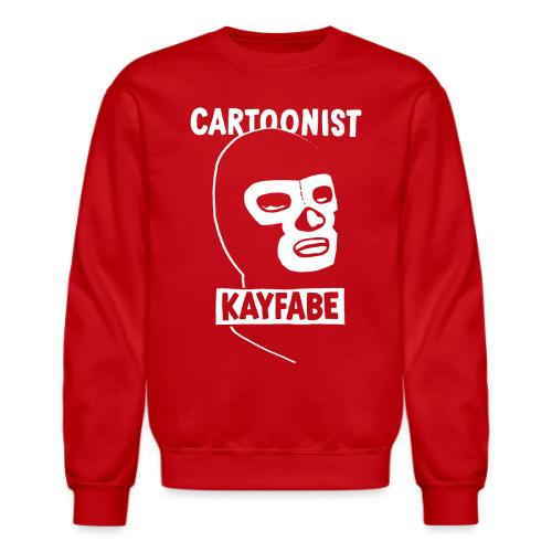 Cartoonist Kayfabe Wrestling Mask - Unisex Crewneck Sweatshirt