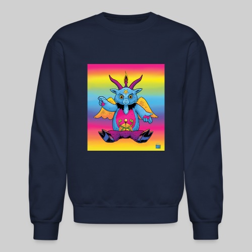 Rainbow Baphomet - Unisex Crewneck Sweatshirt