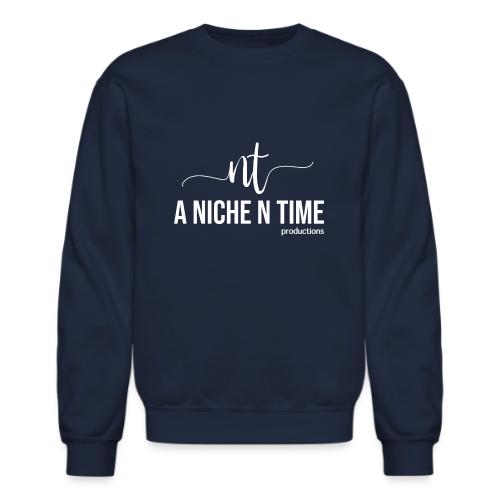 NNTPWhite Logo - Unisex Crewneck Sweatshirt