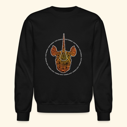 Dust Rhinos Orange Knotwork - Unisex Crewneck Sweatshirt