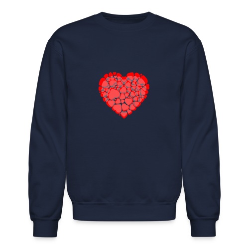 Heart shaped Heart designs for case cover - Unisex Crewneck Sweatshirt
