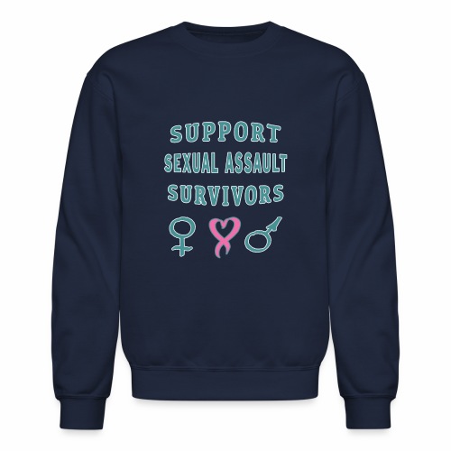 Support Sexual Assault Survivors Awareness Month. - Unisex Crewneck Sweatshirt