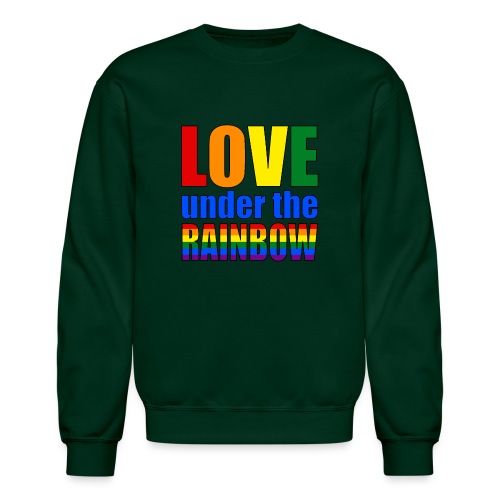Somewhere under the rainbow... Celebrate Love! - Unisex Crewneck Sweatshirt