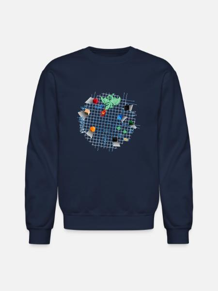 Dungeon Mastery - Unisex Crewneck Sweatshirt - navy