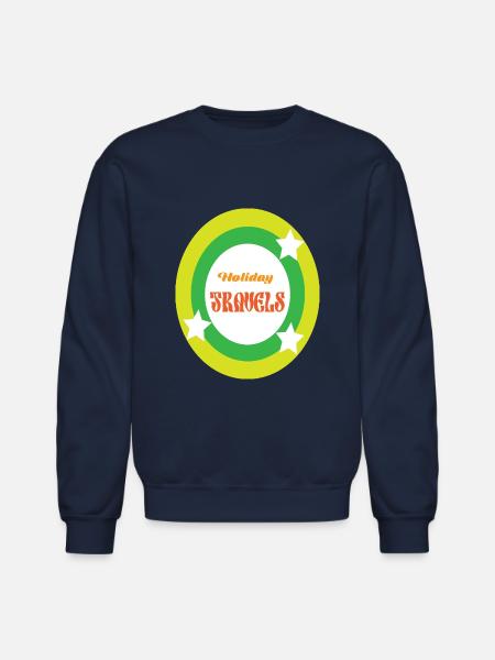 HOLIDAY TRAVELS t-shirt. - Unisex Crewneck Sweatshirt - navy