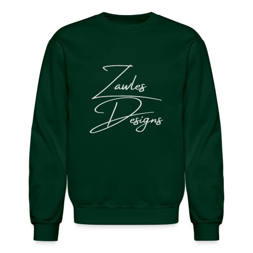 Zawles Designs Logo Light Grey TeeShirt - Unisex Crewneck Sweatshirt