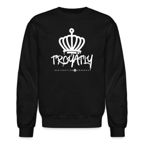 RO Troyalty Tag White - Unisex Crewneck Sweatshirt
