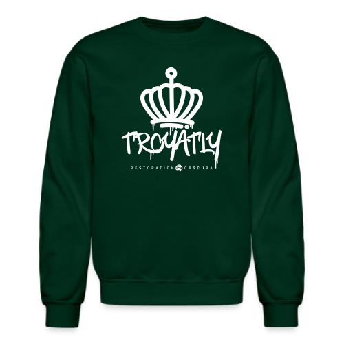 RO Troyalty Tag White - Unisex Crewneck Sweatshirt