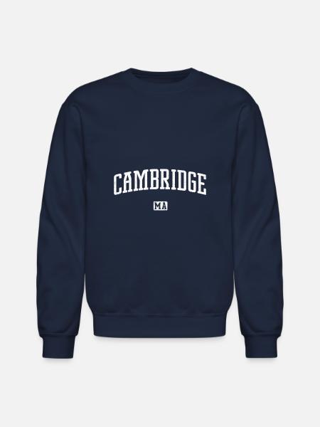 Cambridge Massachusetts - Unisex Crewneck Sweatshirt - navy