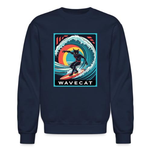 Wavecat Superhero - Unisex Crewneck Sweatshirt