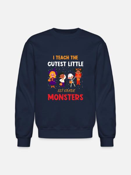 The Cutest Little Monsters - Unisex Crewneck Sweatshirt - navy